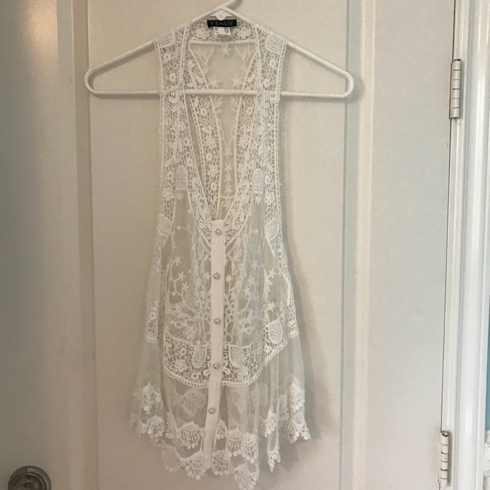 Lace vest